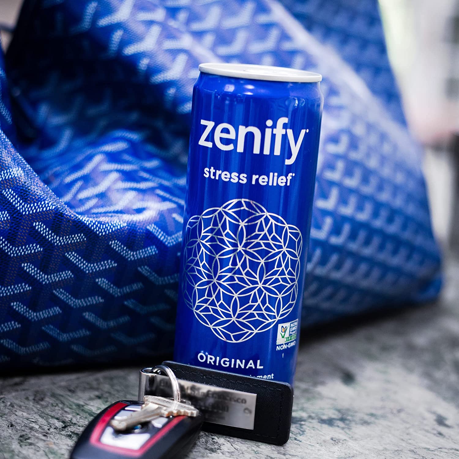 Zenify Original All Natural Sparkling Calming Stress Relief Beverage， Formula with L-Theanine， GABA， Vitamin B6， and Glycine， Non-GMO， Gluten-Free， Vegan， 12 Fl Oz， Pack of 12， (2010056) - Image 7